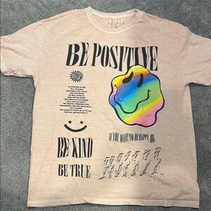 PACSUN Be Positive T-shirt